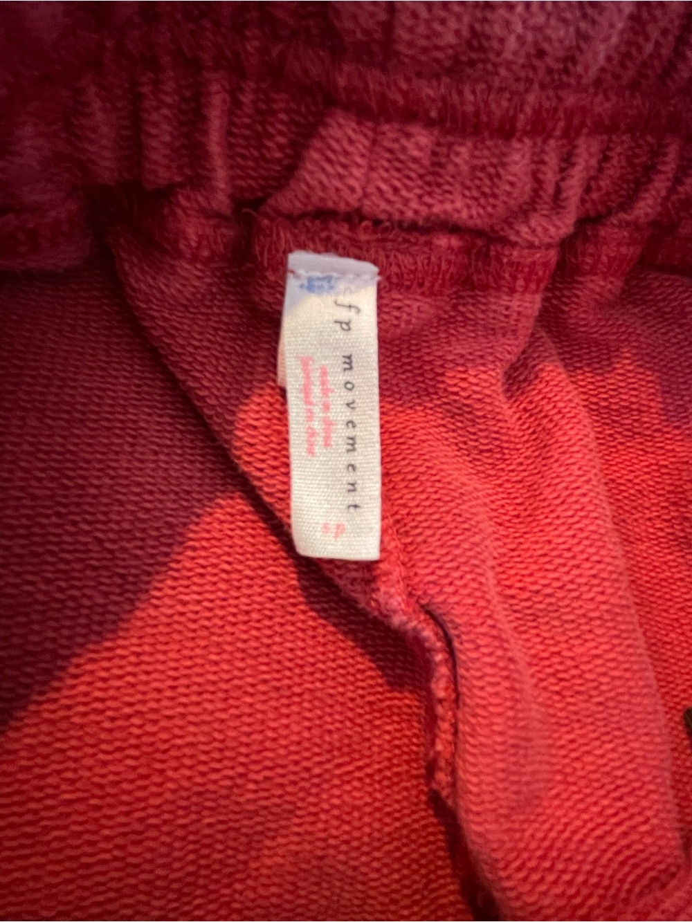 Free People Red Elastic Waist Jogger - Picture 11 of 13